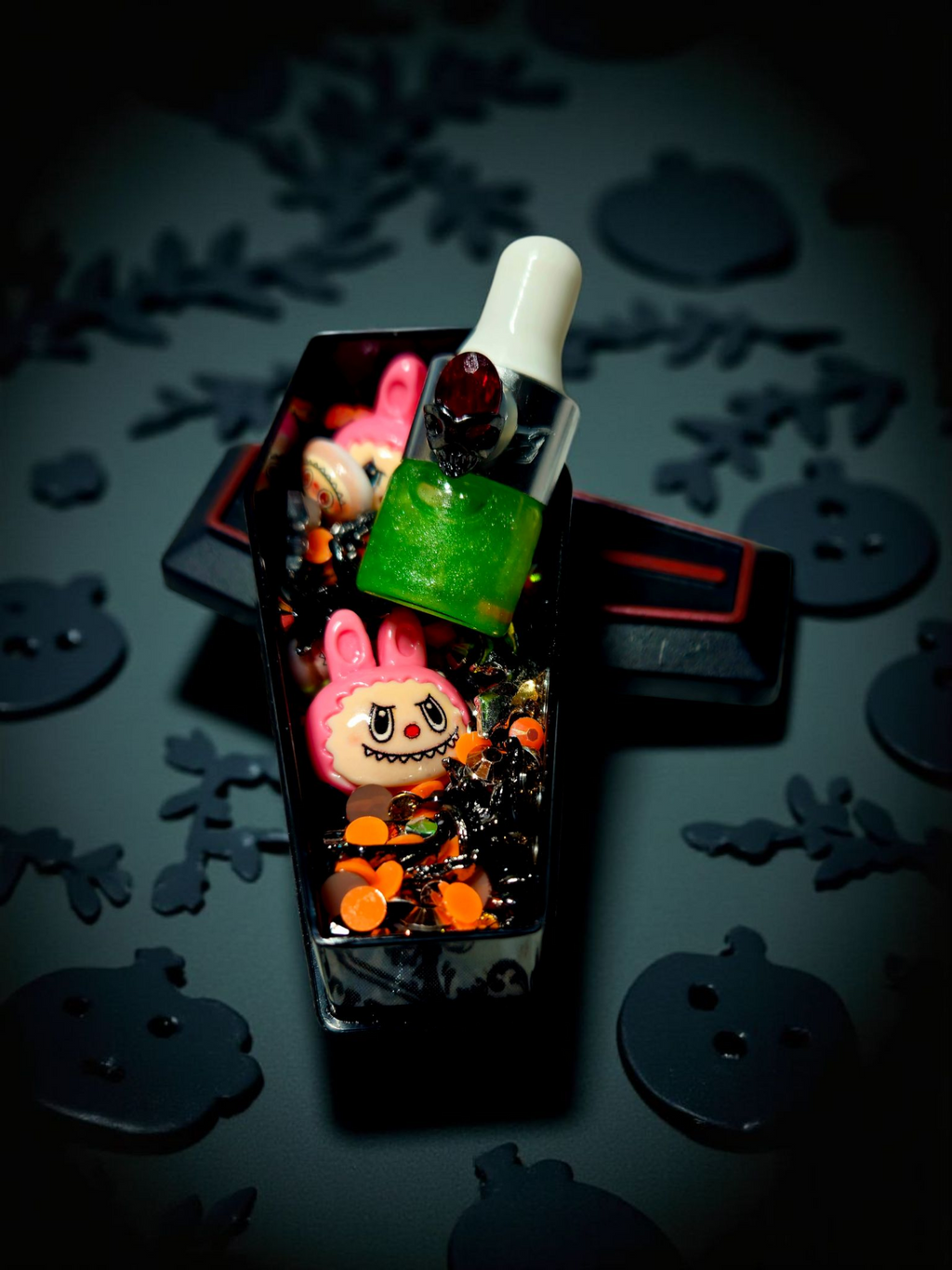 1 Coffin Halloween Nail Charms 🎃