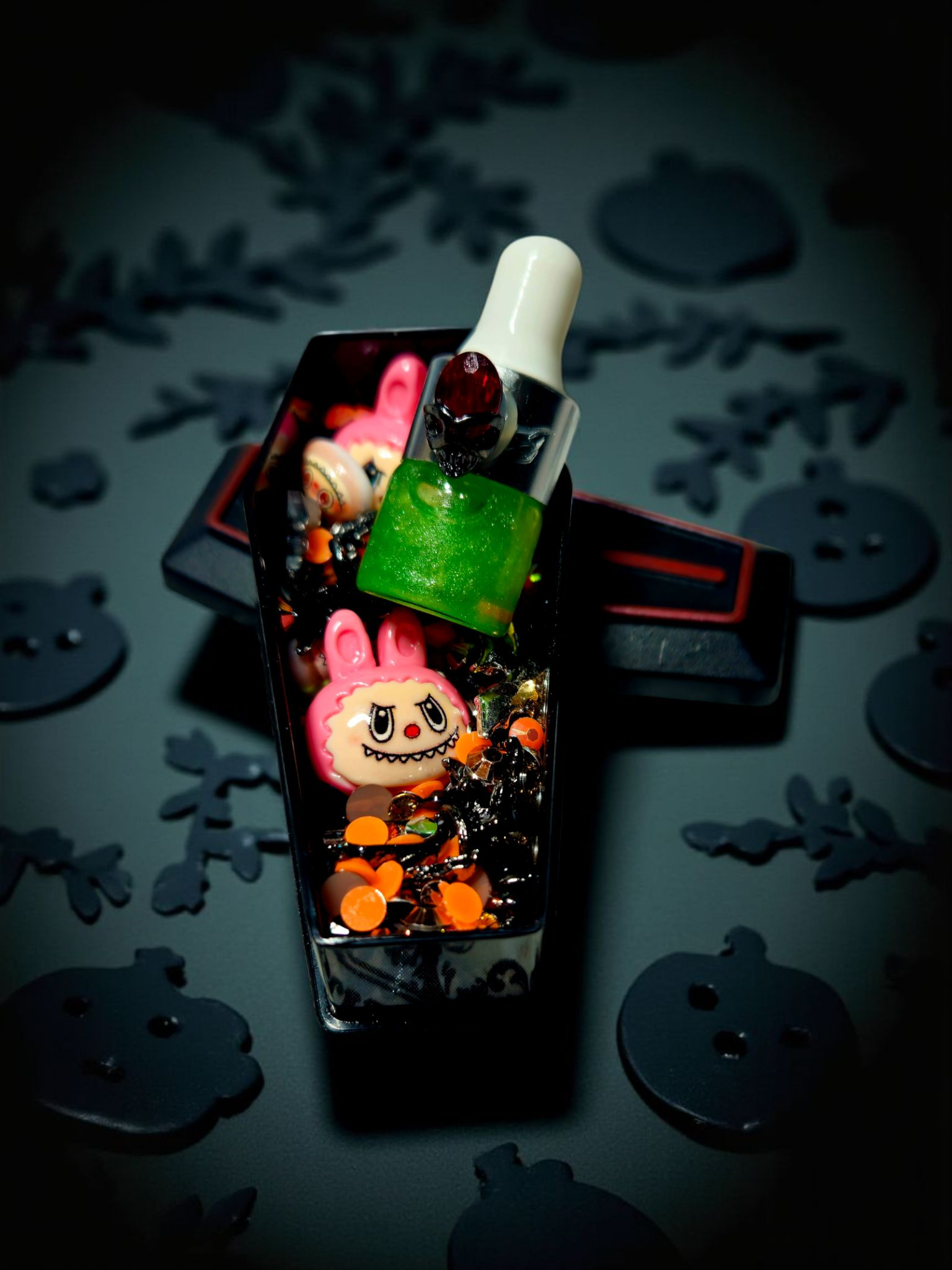 1 Coffin Halloween Nail Charms 🎃